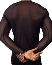 Korrey men’s mesh long sleeve Tank top - Image 2