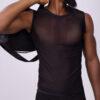 Korrey Men’s mesh see-through Tank Top Vest